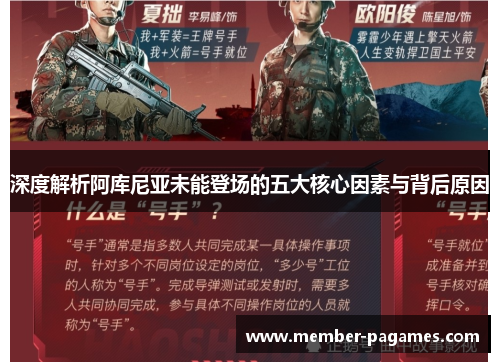 深度解析阿库尼亚未能登场的五大核心因素与背后原因 深度解析阿库尼亚未能登场的五大核心因素与背后原因