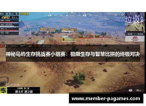神秘岛屿生存挑战赛小组赛：极限生存与智慧比拼的终极对决